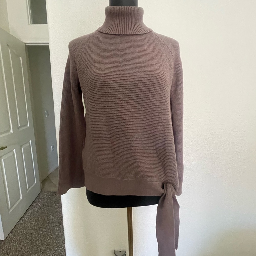 Simply Vera Vera Wang Dusty Rose Turtleneck Sweater